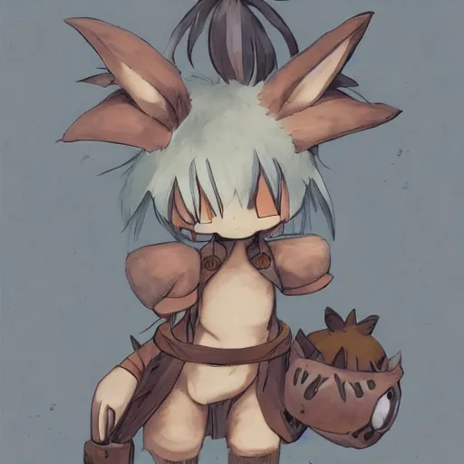 Image similar to Nanachi from Made in Abyss, Trending on Artsration