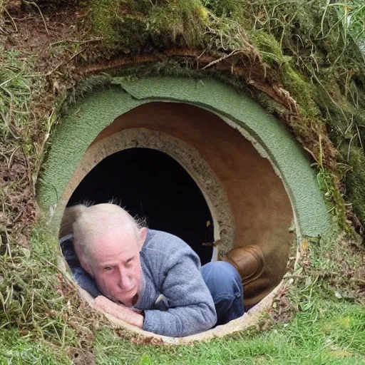 Prompt: with nothing in it to sit down on or to eat - it was a hobbit - hole, and that means comfort