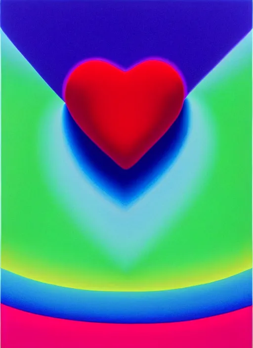 Prompt: heart by shusei nagaoka, kaws, david rudnick, airbrush on canvas, pastell colours, cell shaded, 8 k