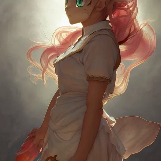 Image similar to dragonite pokemon Gajinka as a small human girl , highly detailed, digital pencil painting, anime, cartoonish, hybrid human / anthro, monster girl, sharp focus, illustration, art by artgerm and greg rutkowski and alphonse mucha