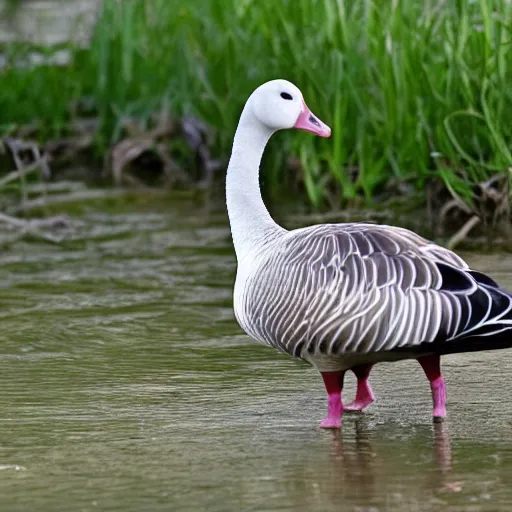 Prompt: a goose a goose, my kingdom for a goose