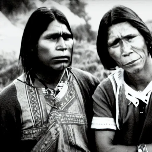 Image similar to black and white television movie, indians, smoke signals, blood brothers