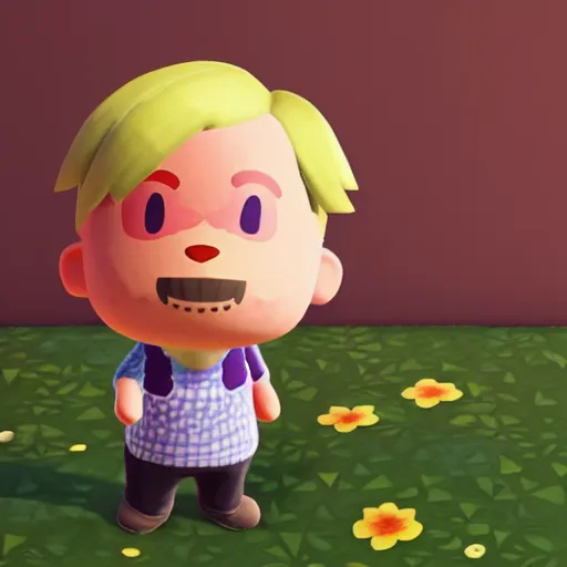 Image similar to boris johnson as an animal crossing villager. animal crossing new horizons, octane render