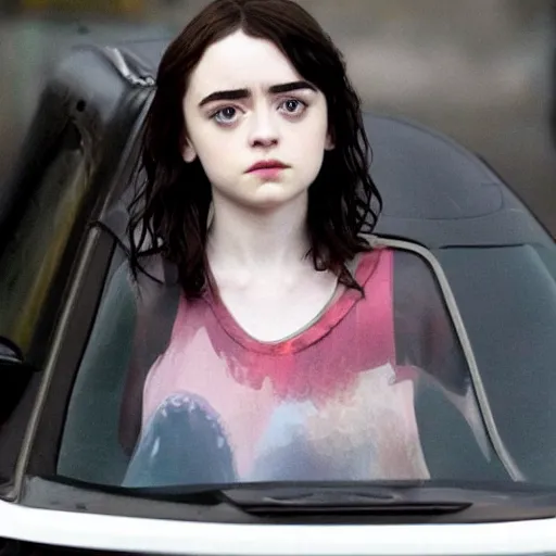 Image similar to a combination of Maisie Williams, Krysten Ritter, Anne Hathaway and Natalia Dwyer Christina Ricci and Lily Collins