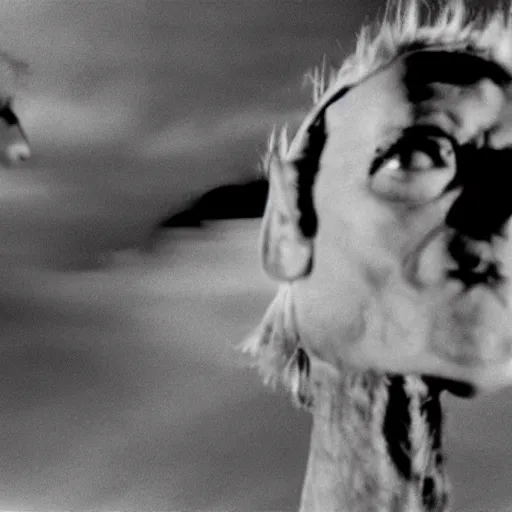 Prompt: movie still of llama man, cinematic composition, cinematic light, criterion collection, by david lynch