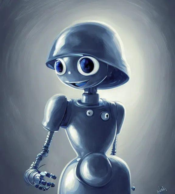 cute anthropomorphic rosie the robot maid, smiling, | Stable Diffusion |  OpenArt
