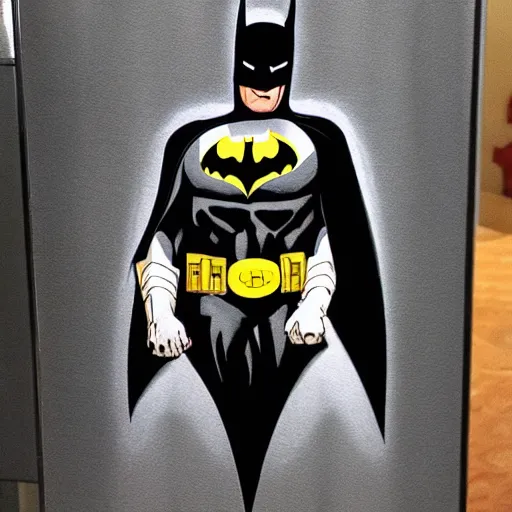 Prompt: batman's toilet