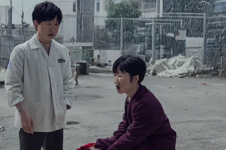 Prompt: parasite ( 2 0 1 9 ) directed by bong joon - ho