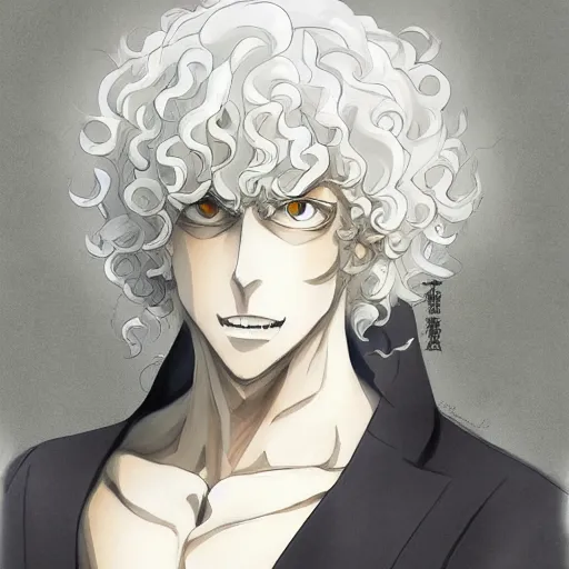 Image similar to portrait of edmond dantes, anime fantasy illustration by tomoyuki yamasaki, kyoto studio, madhouse, ufotable, trending on artstation