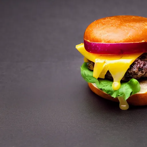 Prompt: a juicy hamburger with pineapple, 8 k resolution, food photography, studio lighting, sharp focus, hyper - detailed