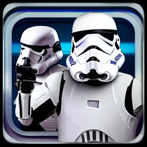 Image similar to storm trooper robocop war