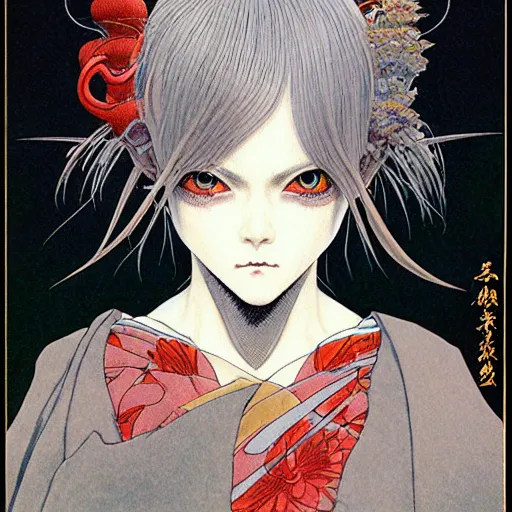 Image similar to prompt : portrait of fantasy character painted in miyazaki color style drawn by katsuhiro otomo and takato yamamoto, inspired by fables, china doll face, smooth face feature, intricate oil painting, high detail, sharp high detail, manga and anime 2 0 0 0