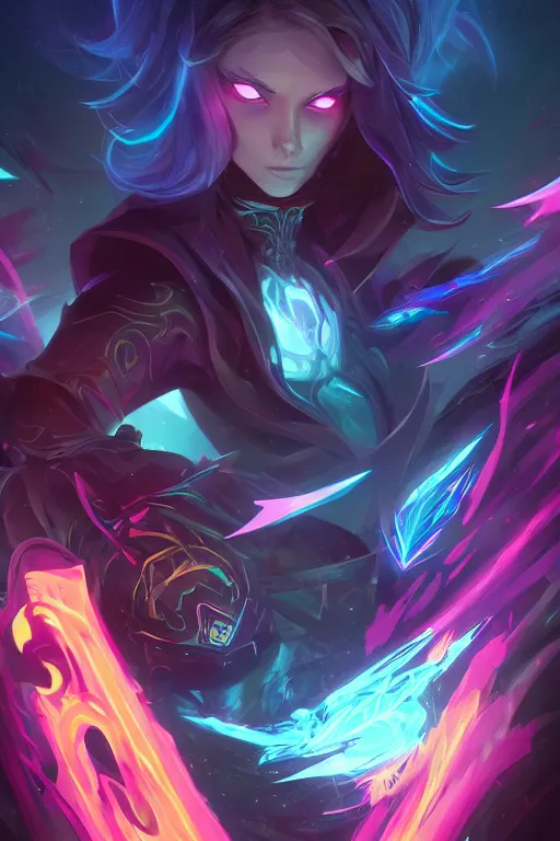 Prompt: elise league of legends wild rift hero champions arcane magic digital painting bioluminance alena aenami artworks in 4 k design by lois van baarle by sung choi by john kirby artgerm and greg rutkowski and magali villeneuve mage fighter assassin