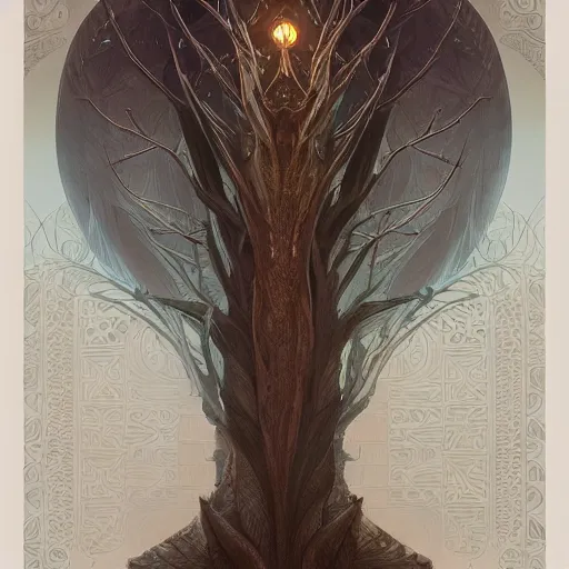 Prompt: symmetry!! trees with puzzle leaves, intricate, elegant, highly detailed, digital painting, artstation, concept art, smooth, sharp focus, illustration, art by artgerm and greg rutkowski and alphonse mucha