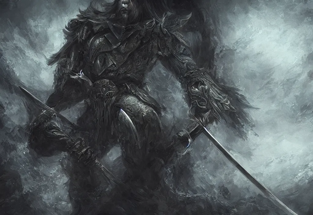 Image similar to sword no background, 4k ultra hd, fantasy dark art