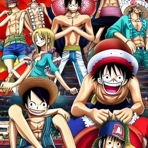 Image similar to the nostalgia critc in the style of one piece anime, high detail, perfect face, perfect body proportion