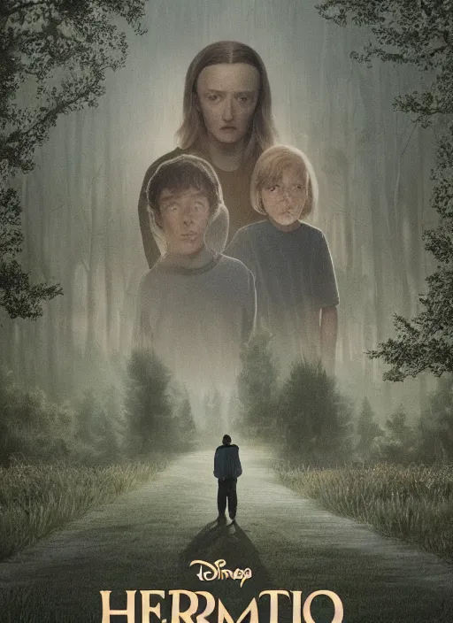 Image similar to Hereditary (2018) poster, Walt Disney studios 1993, highly detailed