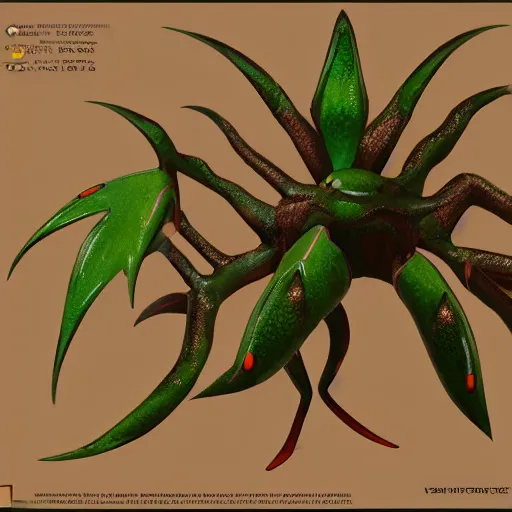 Prompt: a pokemon that looks like a dionaea muscipula, digital art. trending on art station, unreal engine.