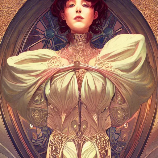 Prompt: pipe organ watching the world underneath, d & d, fantasy, intricate, elegant, highly detailed, digital painting, artstation, concept art, smooth, sharp focus, illustration, art by artgerm and dragolisco and alphonse mucha and dragolisco