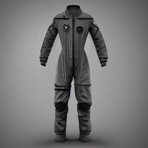 Prompt: flight suit, sci - fi