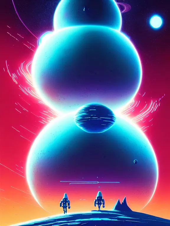 Prompt: robotic expedition to the death of a star by christopher balaskas and anton fadeev and dan mumford and beeple and norman rockwell, asymmetrical!!, asymmetry!!, hyperrealistic, high contrast, intricate details, ultra detailed, space, nebula, sharp focus, astronomy, science, crisp edges, sharp edges, hdr, mist, reflections