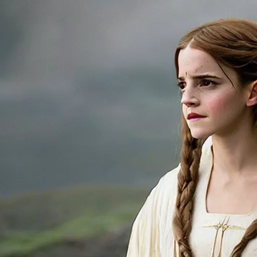 Image similar to emma watson as galadriel