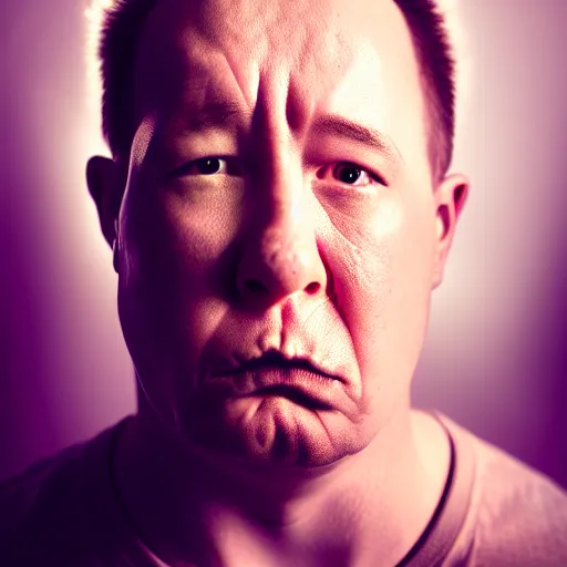 Image similar to the world's biggest idiot, studio portrait photo with dramatic lighting