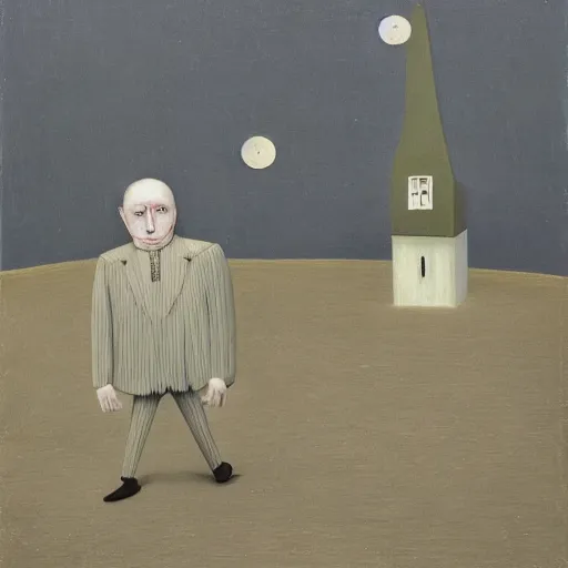 Image similar to a madman by gertrude abercrombie
