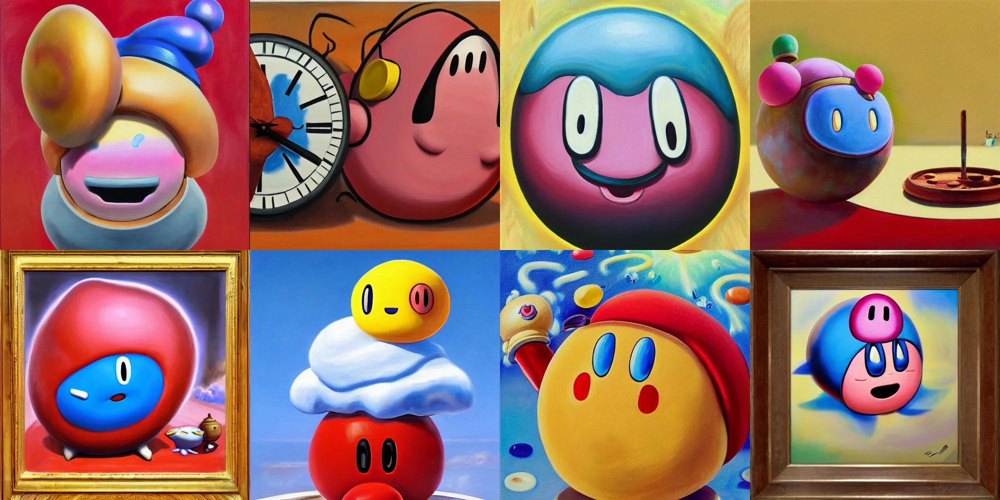 painting of melting nintendo character kirby, kirby, | Stable Diffusion |  OpenArt