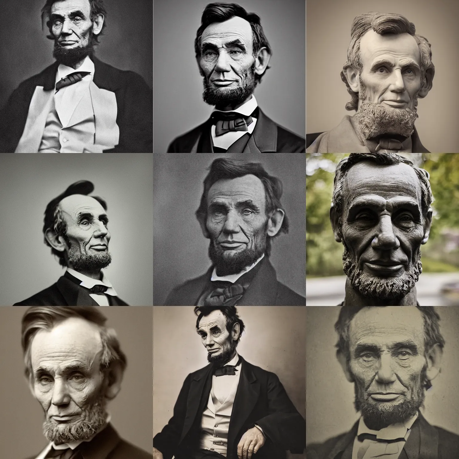 portrait of abraham lincoln, iq 4, f / 1. 4, iso 2 0 | Stable Diffusion ...