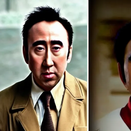 Image similar to Asian Nicolas Cage