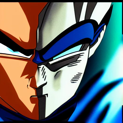 Image similar to vegeta, gta character, detailed face