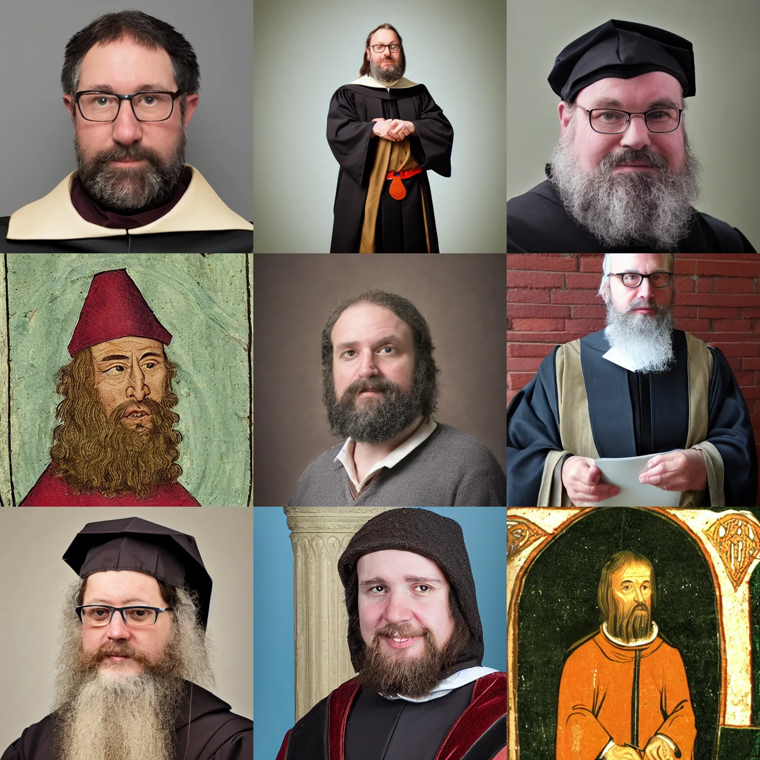 Image similar to faculty photo of a medieval studies professor