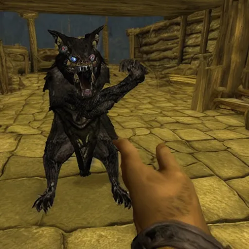 Image similar to Skyrim VR werewolf mod