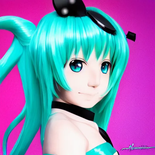 Prompt: Hatsune Miku by Driben Peter