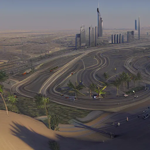 Image similar to gta : dubai by asher duran