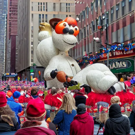 Prompt: macy's thanksgiving day parade