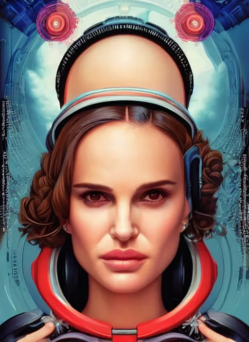 Image similar to lofi clockpunk portrait of natalie portman, pixar style, by tristan eaton stanley artgerm and tom bagshaw.