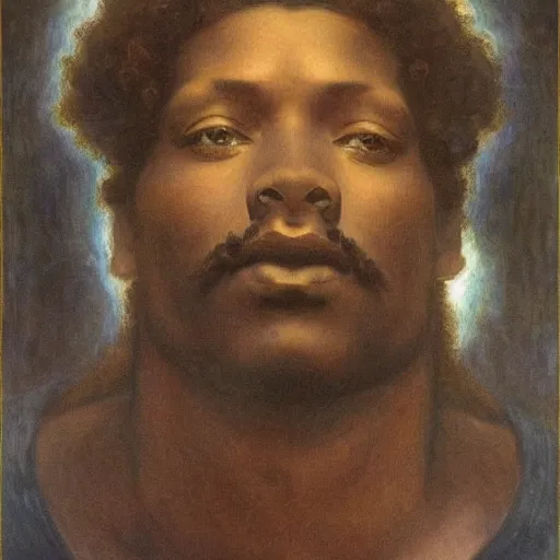 Prompt: masterpiece black man with curly hair sculpture from islamic civilization, by annie swynnerton and diego rivera and nicholas roerich and jean delville and charlie bowater, symbolist, dramatic lighting, god rays, art brut, rich colors, smooth sharp focus, extremely detailed, adolf wolfli and ( donato giancola and bilibin )