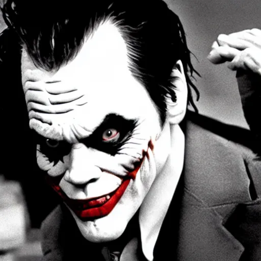 Image similar to jim carrey as the joker in batman ( 1 9 8 9 )