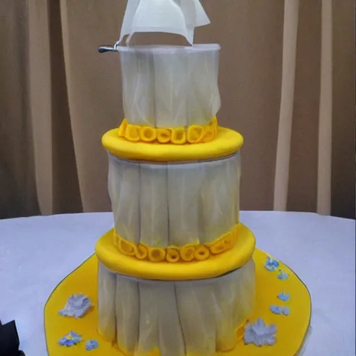 Image similar to urinal wedding cake