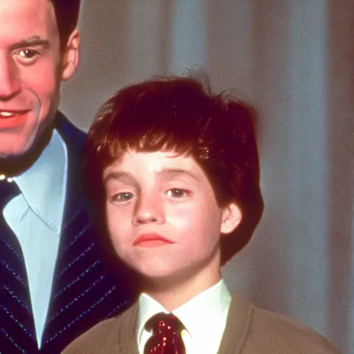 Prompt: joe biden as a child in home alone movie