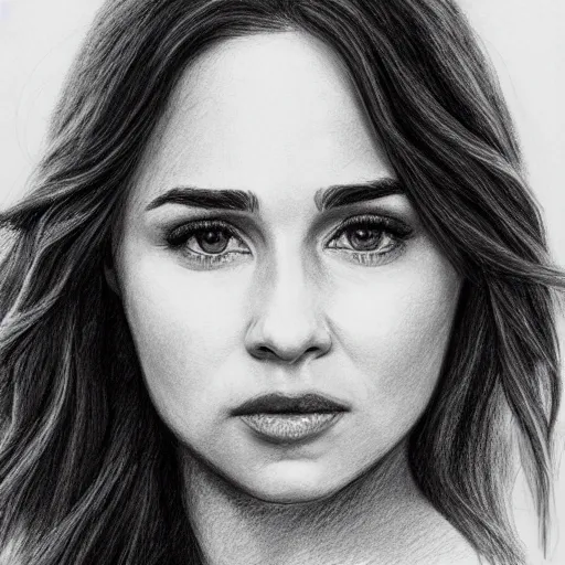 detailed pencil sketch of Emilia Clark | Stable Diffusion | OpenArt