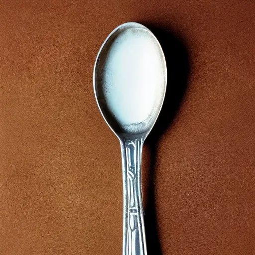 Prompt: arthur spooner face on a spoon