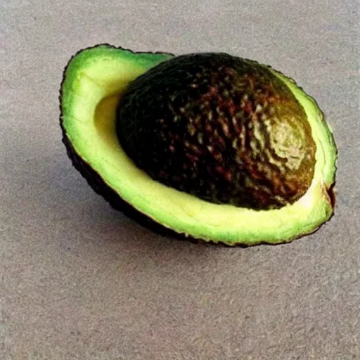 Image similar to chuck norris inside an avocado, chuckvocado