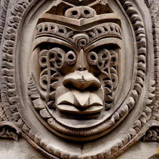 Prompt: bali carving