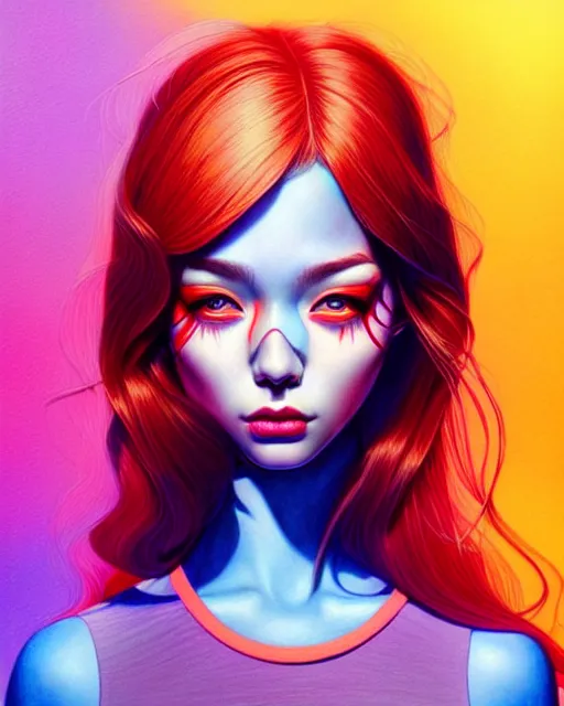 Prompt: richly detailed color illustration of a an-existential-crisis illustrated by Artgerm and Mina Petrovic and Timothy Kong and Marina Federovna. 3D shadowing