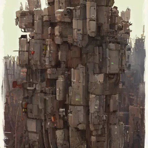 Image similar to an incredible mega structure by ian mcque