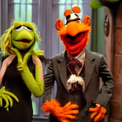 Prompt: lovecraftian muppets