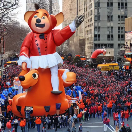 Image similar to matt walsh float in the macy's thanksgiving parade